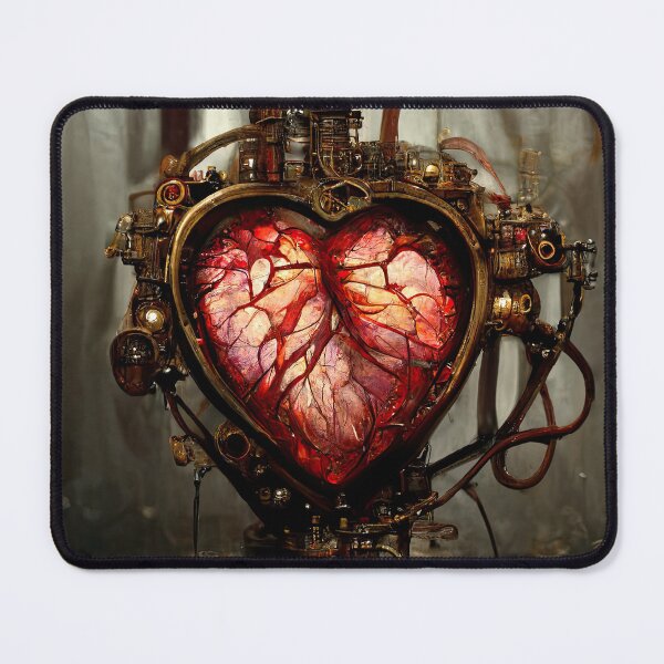 Item preview, Steampunk crystal Heart 3 designed and sold by Ruletattoo.