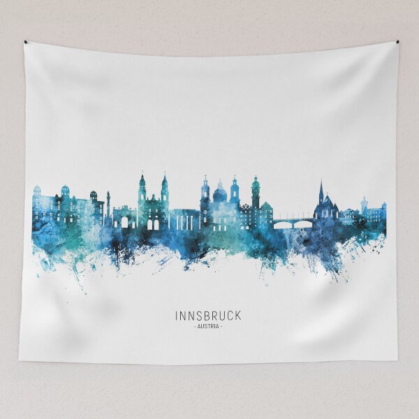 Item preview, Innsbruck Austria Skyline designed and sold by ArtPrints.