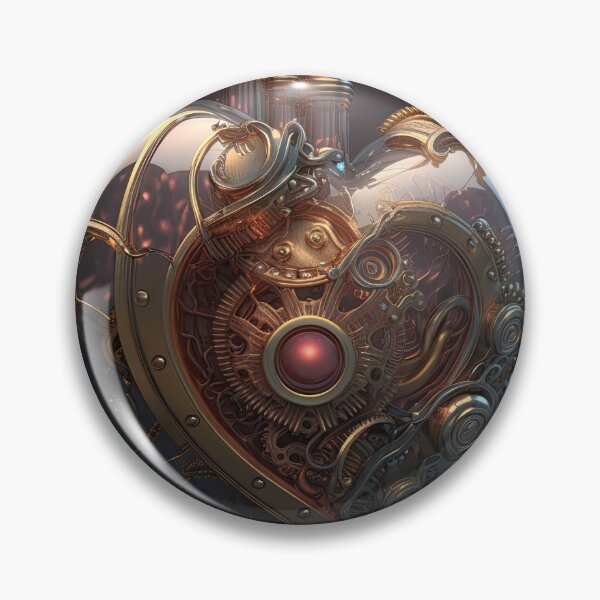 Item preview, Steampunk glass Heart  designed and sold by Ruletattoo.