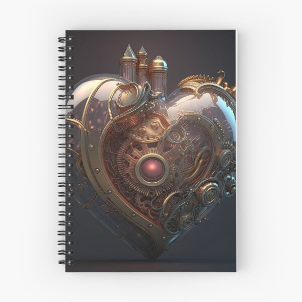 Item preview, Steampunk glass Heart  designed and sold by Ruletattoo.