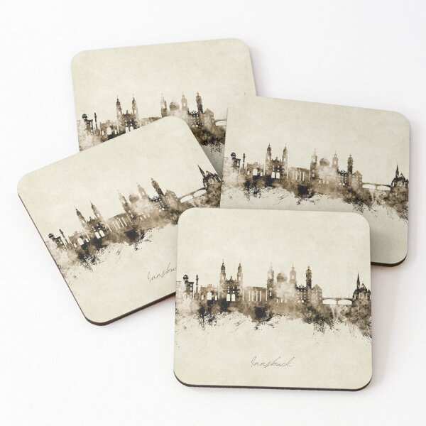 Item preview, Innsbruck Austria Skyline designed and sold by ArtPrints.