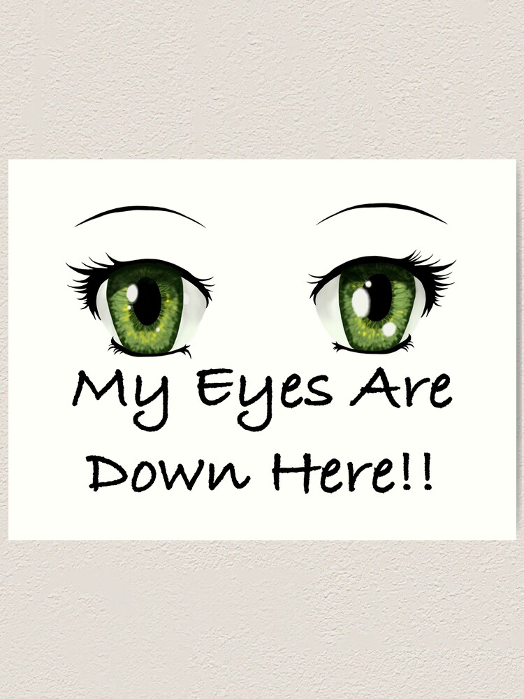 Cute Anime Eyes Art Board Print for Sale by Jessiecrow87