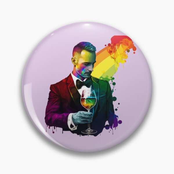 Item preview, LGBT Pride Sommelier and Wine Enthusiast designed and sold by SOMM DIGI ART .
