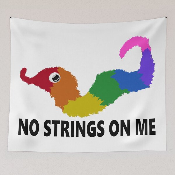 Item preview, No strings on me worm designed and sold by GoopyCat.