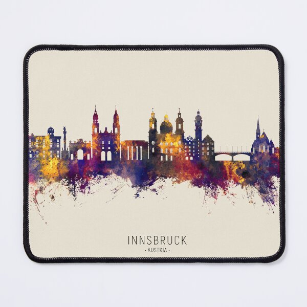 Item preview, Innsbruck Austria Skyline designed and sold by ArtPrints.