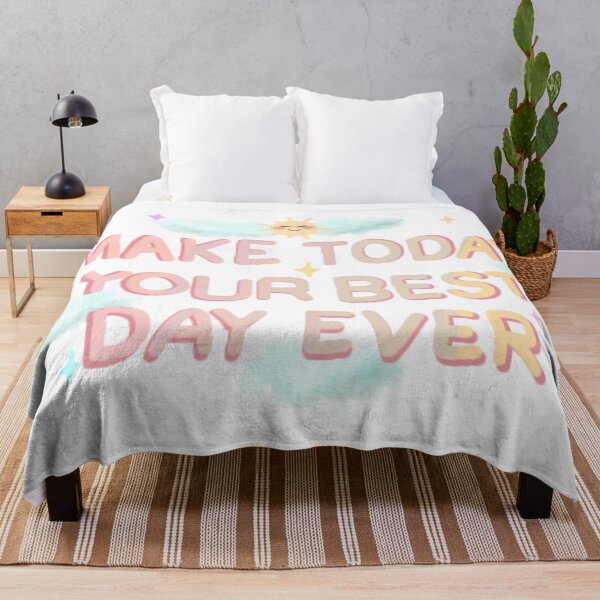 Item preview, Make today your best day ever cute inspirational daily quote  designed and sold by Loveartse.