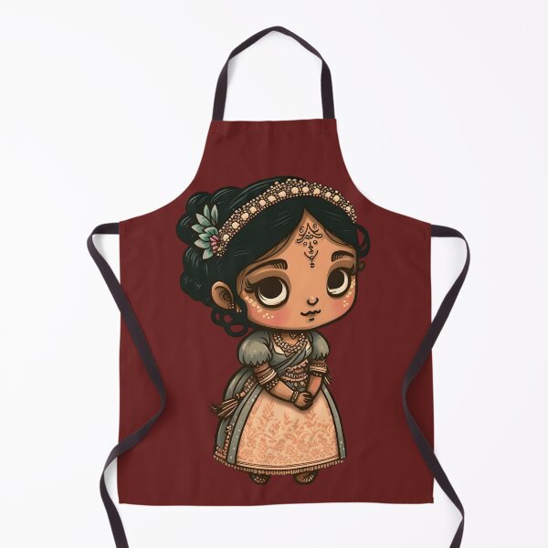 Item preview, Kawaii - Cute Indian Girl designed and sold by Kampendesigns.