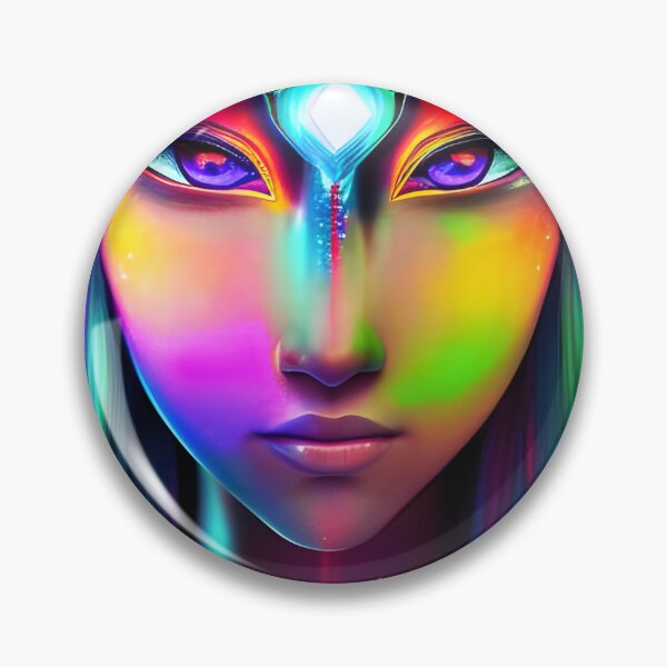 Item preview, Sparkling Laser Space Girl - Hologram Style designed and sold by Dalive.