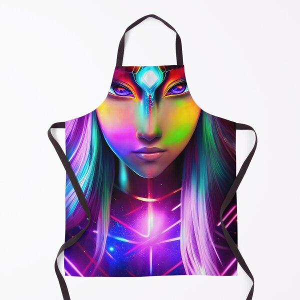 Item preview, Sparkling Laser Space Girl - Hologram Style designed and sold by Dalive.