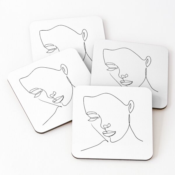 Item preview, Black Line Art , Woman Line Draw Illustration  designed and sold by Ireneart369.