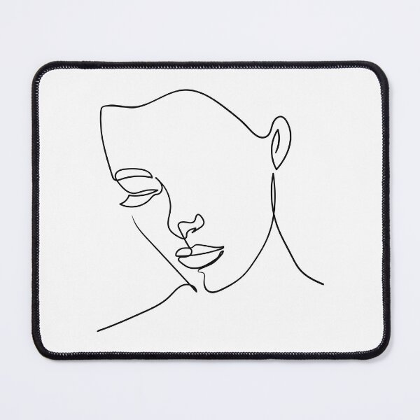 Item preview, Black Line Art , Woman Line Draw Illustration designed and sold by Ireneart369.