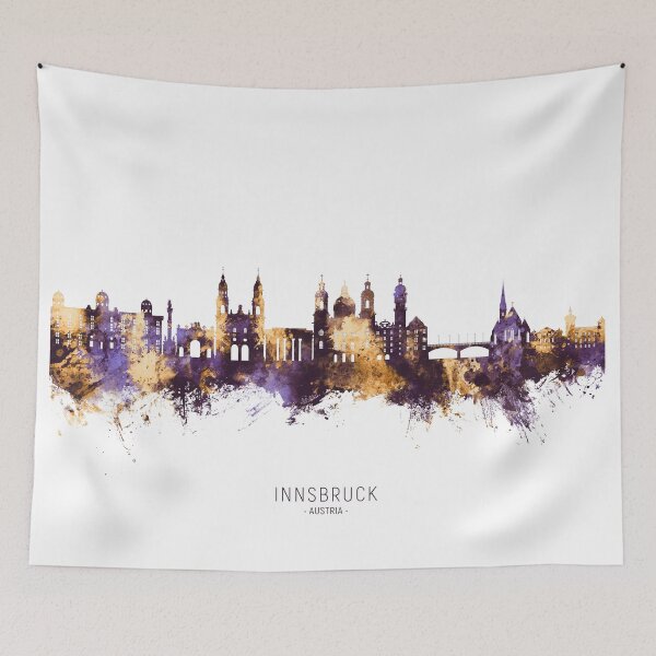 Item preview, Innsbruck Austria Skyline designed and sold by ArtPrints.