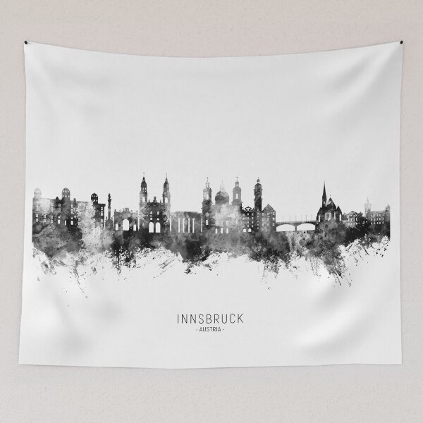Item preview, Innsbruck Austria Skyline designed and sold by ArtPrints.