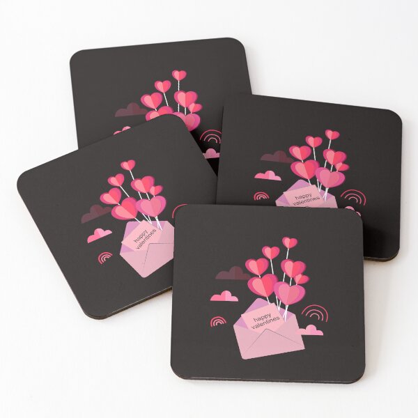 Item preview, Title: Happy Valentine's day poster or voucher. Beautiful paper cut white clouds with white heart frame on pink background. Vector, Paper, cut style. Place for text designed and sold by UnloveToy10.