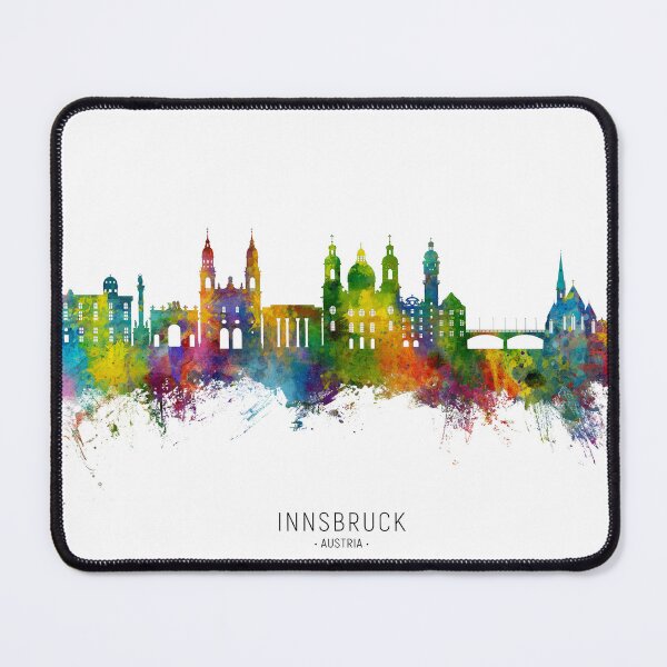 Item preview, Innsbruck Austria Skyline designed and sold by ArtPrints.