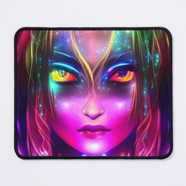 Item preview, Psychedelic Space Avatar Girl - Hologram Style designed and sold by Dalive.