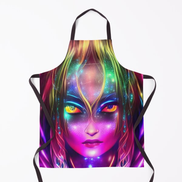 Item preview, Psychedelic Space Avatar Girl - Hologram Style designed and sold by Dalive.
