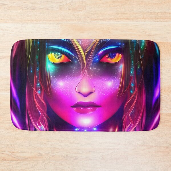 Item preview, Psychedelic Space Avatar Girl - Hologram Style designed and sold by Dalive.