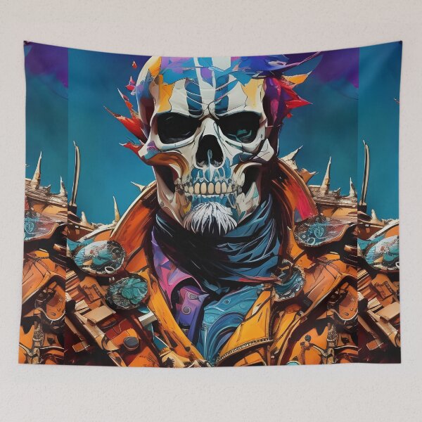 Item preview, Psychedelic Skull #24 designed and sold by mrbribe.