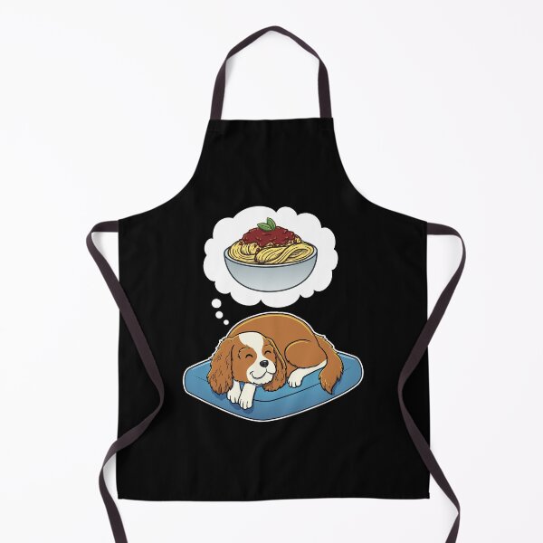 Item preview, Cavalier King Charles Spaniel dreaming about Spaghetti Bolognese designed and sold by DoggieDelights.