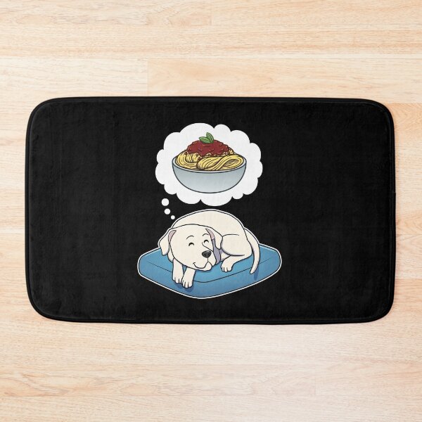Item preview, Dogo Argentino dreaming about Spaghetti Bolognese designed and sold by DoggieDelights.