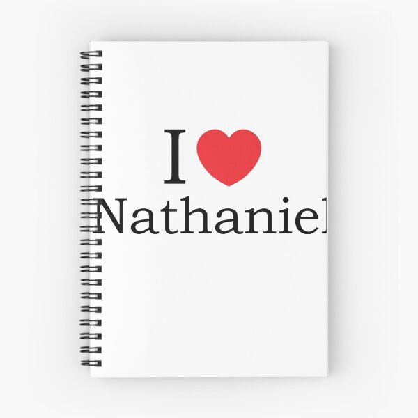 Item preview, I Love Nathaniel - With Simple Love Heart designed and sold by theredteacup.