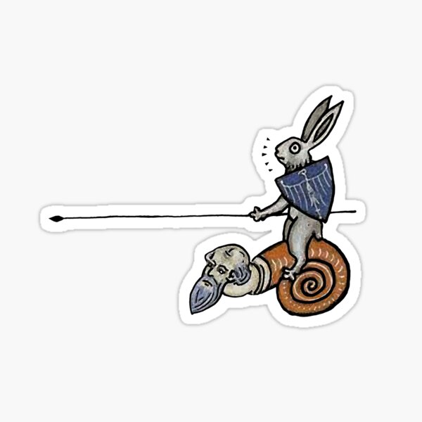 Item preview, Rabbit with Snail Steed designed and sold by HSHistory.