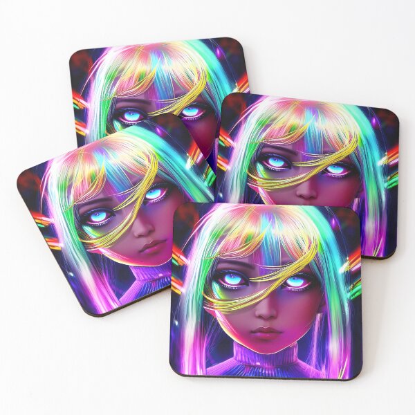Item preview, Beautiful Glowing Blonde Girl - Hologram designed and sold by Dalive.