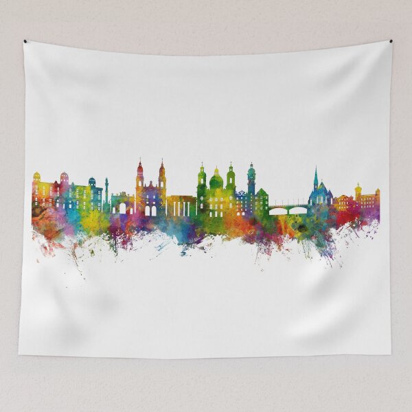 Item preview, Innsbruck Austria Skyline designed and sold by ArtPrints.