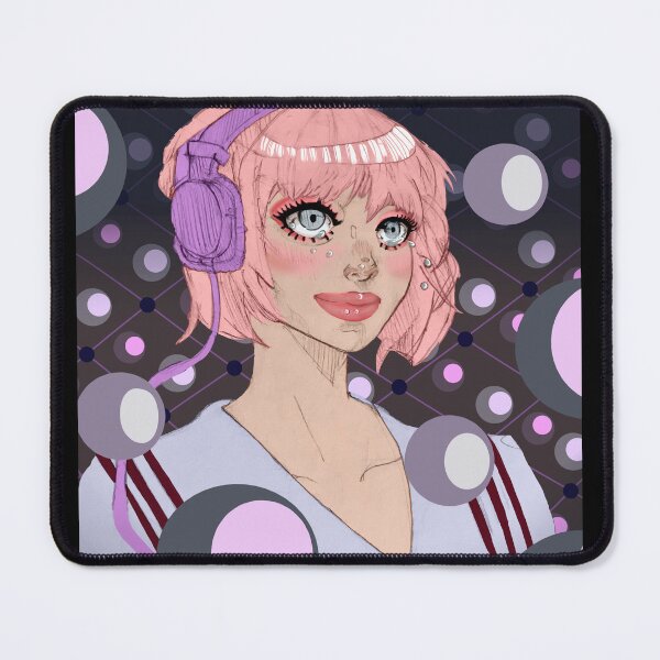Item preview, Headphones-Wearing, Crying Girl designed and sold by cjaloeart.