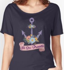 Sailor Girl - The Sea Princess - Anchor Ocean Women's Relaxed Fit T-Shirt