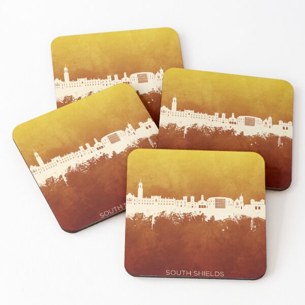 Item preview, South Shields England Skyline designed and sold by ArtPrints.