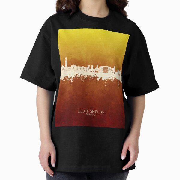 Item preview, South Shields England Skyline designed and sold by ArtPrints.