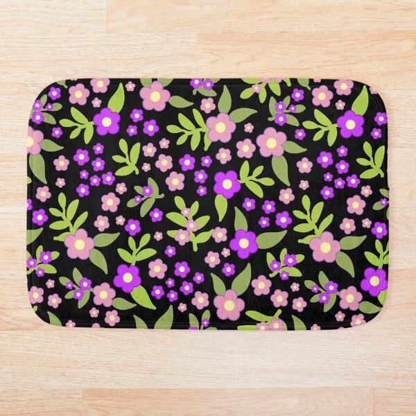 Item preview,  Stylish retro pattern with pink flowers designed and sold by DigitalMagShop.