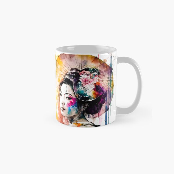 Aperçu de l'œuvre Geisha japonaise #2 créée et vendue par CXDigitalArt.