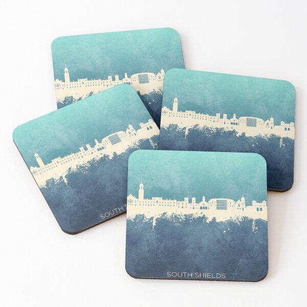 Item preview, South Shields England Skyline designed and sold by ArtPrints.