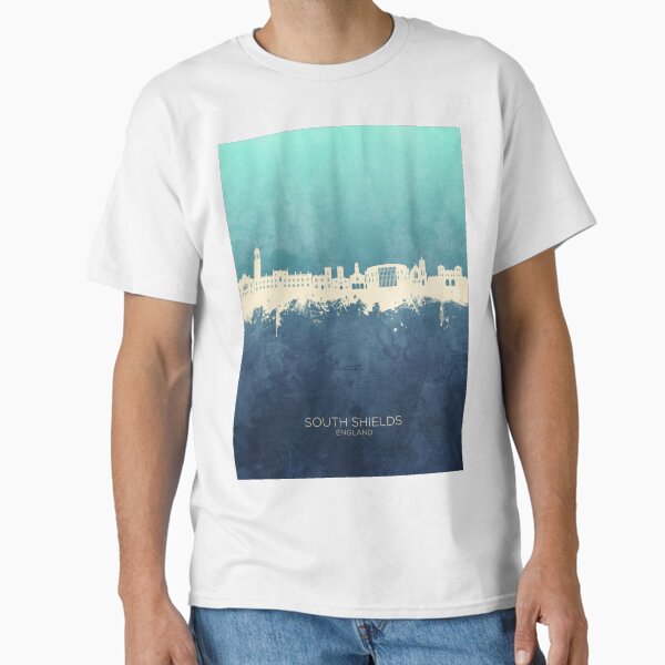 Item preview, South Shields England Skyline designed and sold by ArtPrints.