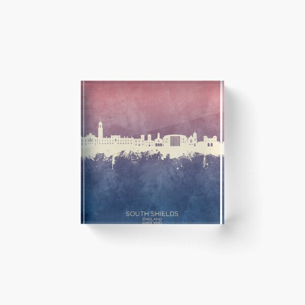 Item preview, South Shields England Skyline designed and sold by ArtPrints.