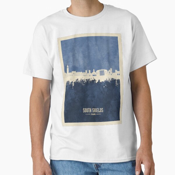 Item preview, South Shields England Skyline designed and sold by ArtPrints.