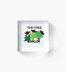 The Tree Amigos Acrylic Block