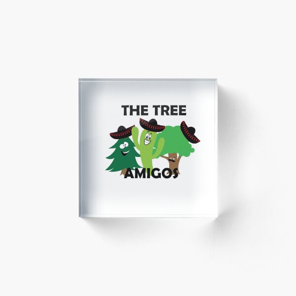 The Tree Amigos Acrylic Block
