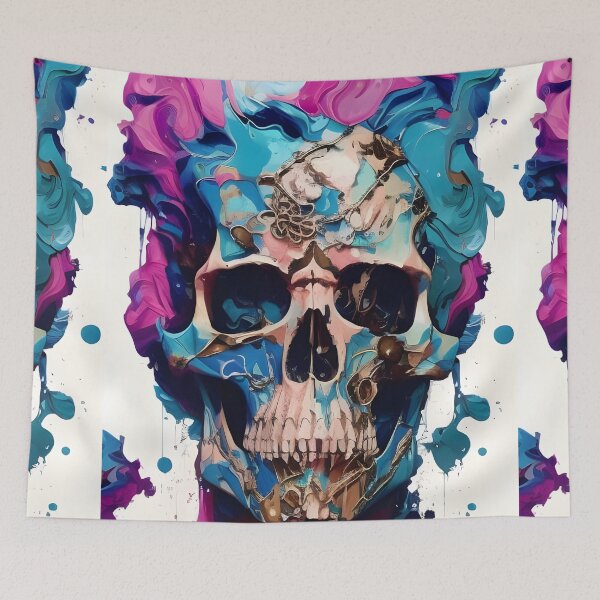 Item preview, Psychedelic Skull #25 designed and sold by mrbribe.