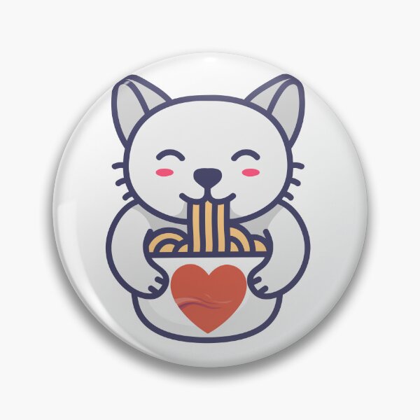 Item preview, Cat Eating Spaghetti and ramen designed and sold by New-Look0.