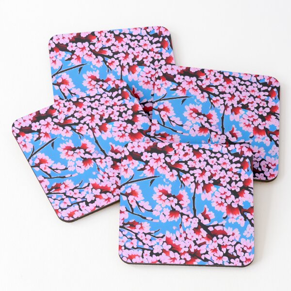 Item preview, Sakura Cherry Blossom pattern, oil color designed and sold by patterncrow.