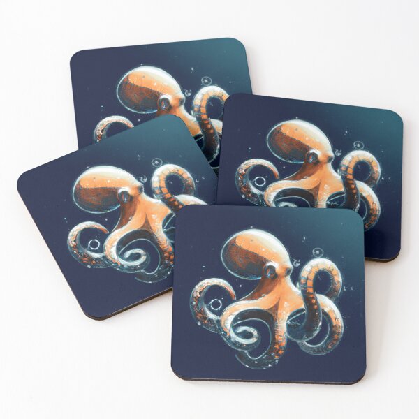 Item preview, Copy of Octospace, Octopus In Space designed and sold by Color-Me-Blue.