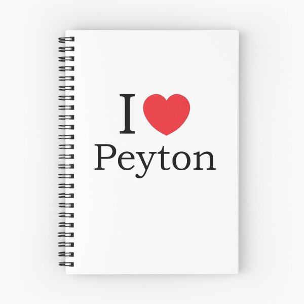 Item preview, I Love Peyton - With Simple Love Heart designed and sold by theredteacup.