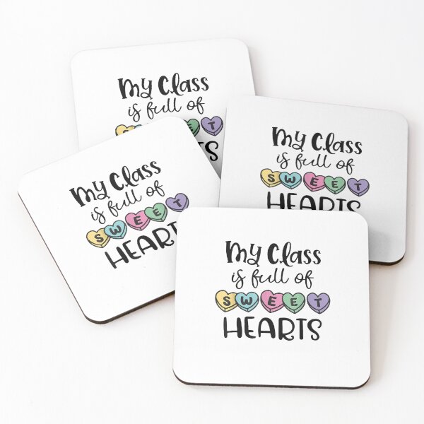 Item preview, Teacher Valentines Day - My Class Is Full Of Sweethearts T-Shirt designed and sold by zedbubblez.