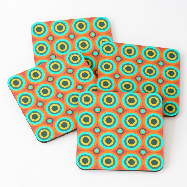 Item preview, retro mid century abstract pattern designed and sold by pauloneill-art.