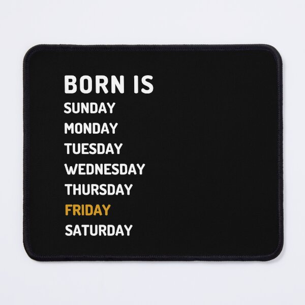 Item preview, born is friday white designed and sold by Micapox.