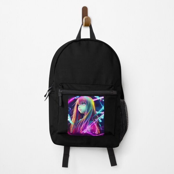 Item preview, Anime Girl Portrait - Hologram Style designed and sold by Dalive.